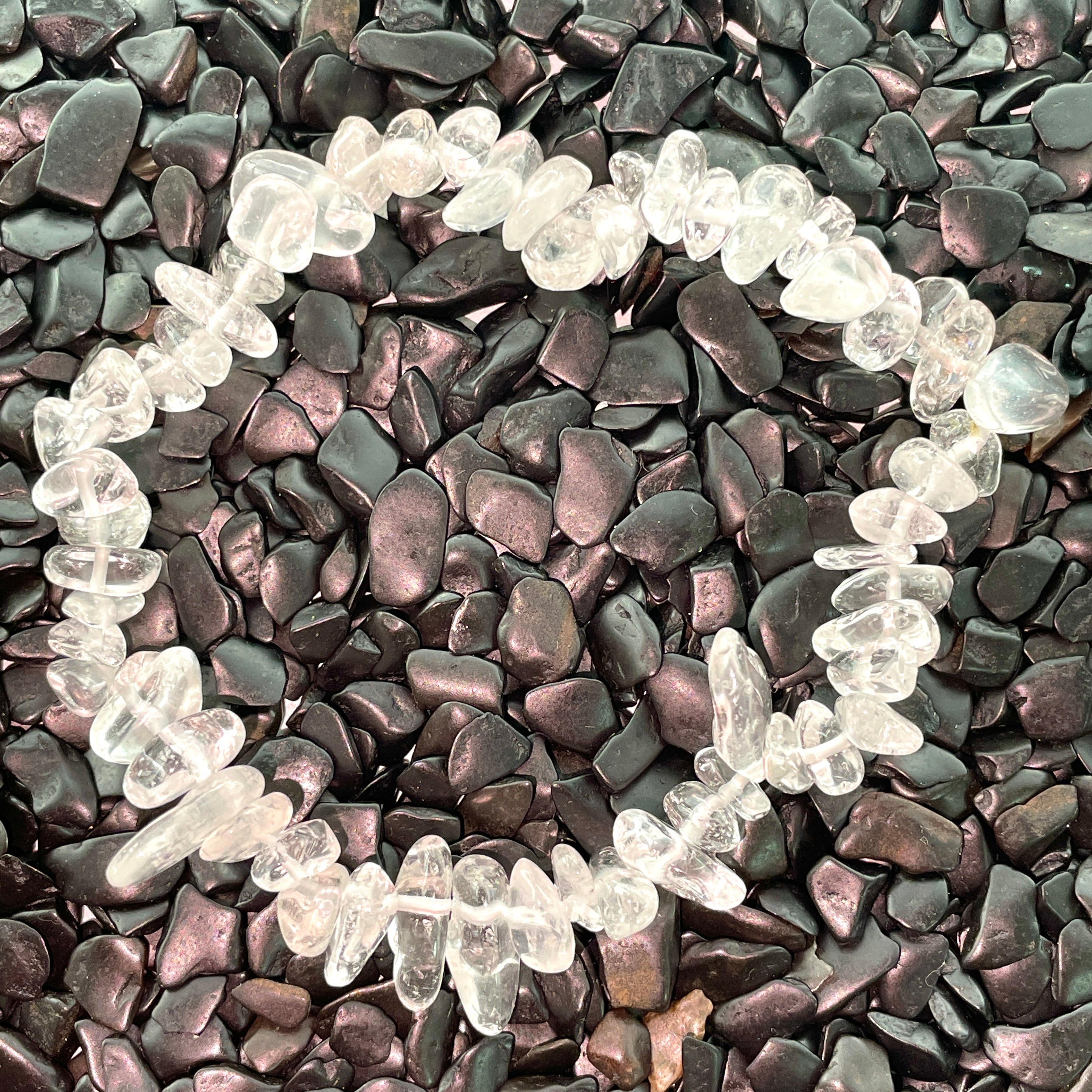 Clear Quartz Chip Bracelet (Q1/A) Clear Quartz Chip Bracelet (Q1/A)